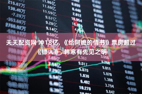 天天配资网 冲18亿, 《给阿嬷的情书》票房超过《镖人》, 韩寒有先见之明